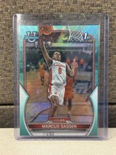 Marcus Sasser #93 1st Bowman Aqua Refractor /299 - 2022 Bowman University Chrome