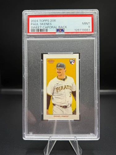 2024 Topps 206 Paul Skenes Sweet Caporal Back RC PSA 9 - Pirates