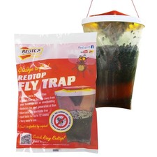 FLY TRAP OUTDOOR FLY/ PEST CONTROL TRAP RED TOP HORSES PESTICIDE  *FREE POSTAGE*