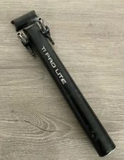 KCNC TI PRO LITE SEAT POST 27.2 MM X 230 MM TOTAL LENGTH 112 GRAM BLACK TITANIUM