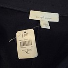 NEW - J Jill Wearever Navy Pull-on Stretch Pants w/Pockets & Flat Front - XL  — photo 2