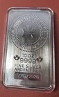 Royal Canadian Mint RCM Silver Bar 10 oz .9999 Fine InPlastic Case