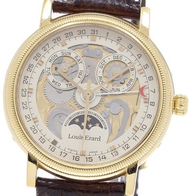 Louis Erard Triple Mondphase Automatik Herrenuhr mit Box
