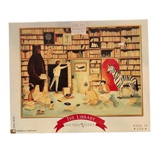 New York Puzzle Company Dream World The Library 1000-Piece Jigsaw Puzzle