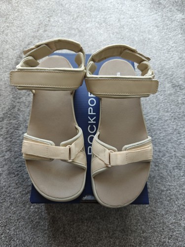 Rockport, Sandalias Trail Tech Beige Mujer, Reino Unido 7, Nuevas - Imagen 3 de 9