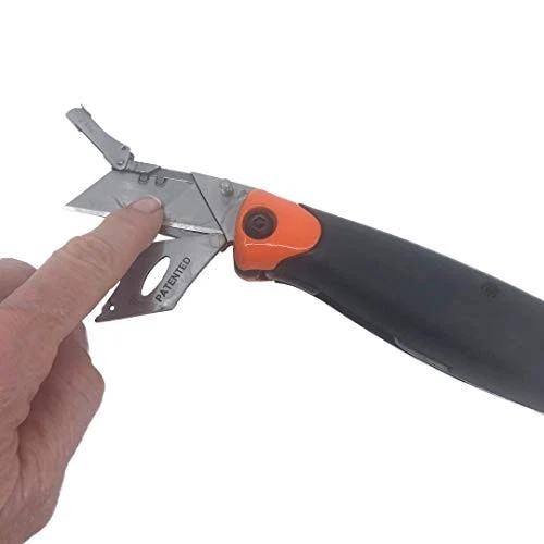 Swanson Tool Folding Jab Saw, Utility Knife Blade, 7-1/2", Orange/Black - Image 4 of 4