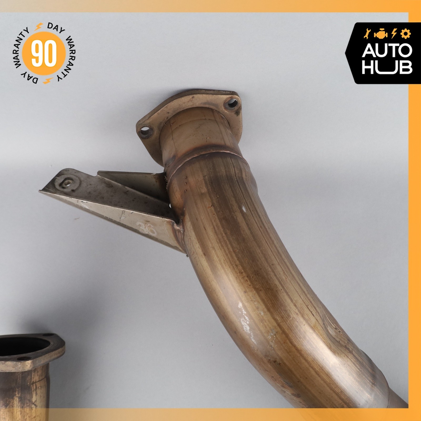Bentley Continental Flying Spur 6.0L Exhaust Downpipe Left & Right Side Set OEM