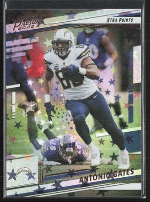 2022 Panini Prestige #159 Antonio Gates Xtra Points Astral Chargers (C1)