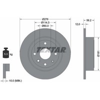 2X Textar 92225103 Bremsscheibe FüR Chevrolet Epica KL1