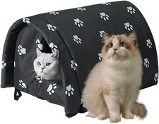 Cat House for Outdoor Cats in Winter Feral Cat Shelter Pet House Weatherproof