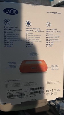 LaCie Rugged Mini 5TB External Hard Drive Portable HDD – USB 3.0