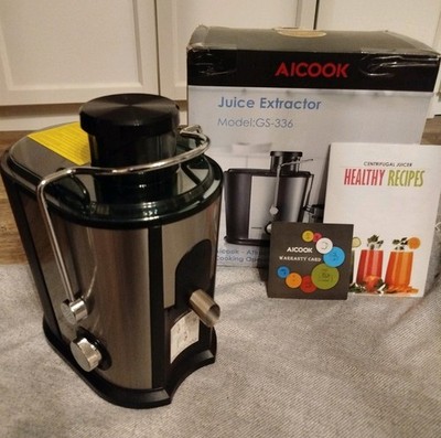 Aicook Entsafter Saftpresse Gemüse & Obst, Bis zu 800W Juicer, einmal gebraucht 