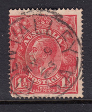 South Australia 'Eden Valley' sq. circle. cancel on 1½d. red KGV.