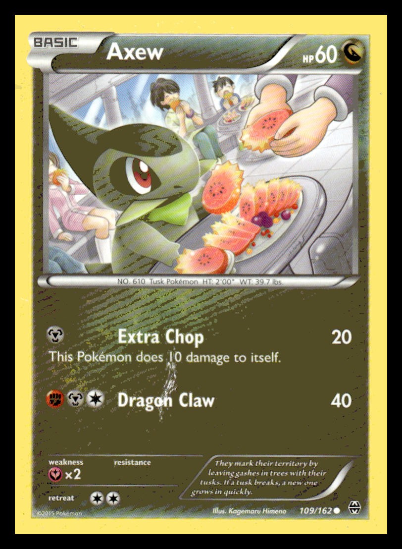 XY - BREAKthrough #109/162 Axew (109)
