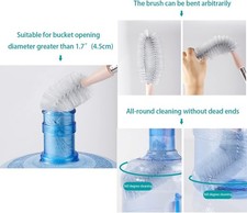 2 Pack 28" Long Bottle Brush, 3  5 Gallon Bottle Cleaner Brush, Nylon Bristles