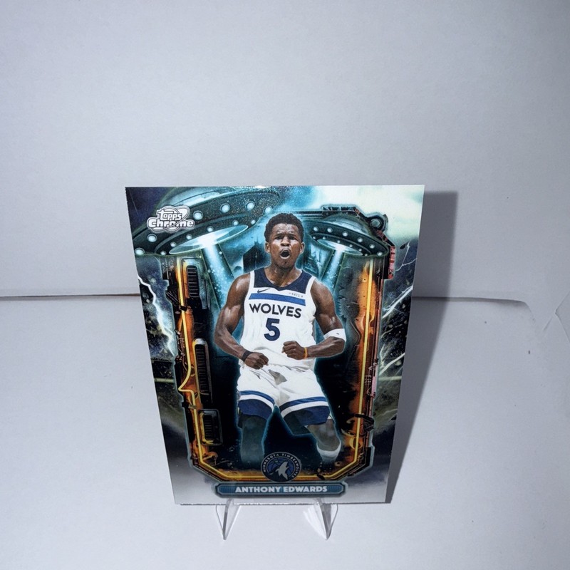 2025-26 Topps Cosmic Chrome - Extraterrestrial Talent Anthony Edwards #ET-2