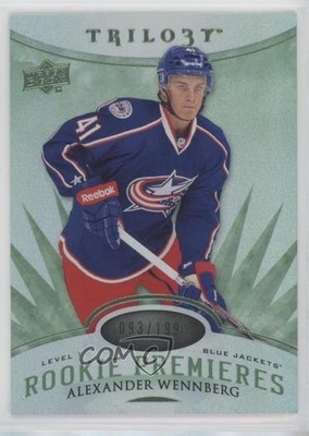 2014 Trilogy Level 1 Premieres Radiant Green Alexander Wennberg Rookie RC 1o3