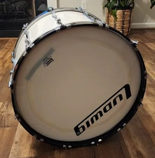 Ludwig Marching Bass Drum - White 25 x 17 in.