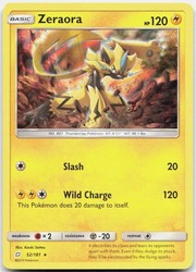 Zeraora 52/181 Holo Rare Team Up