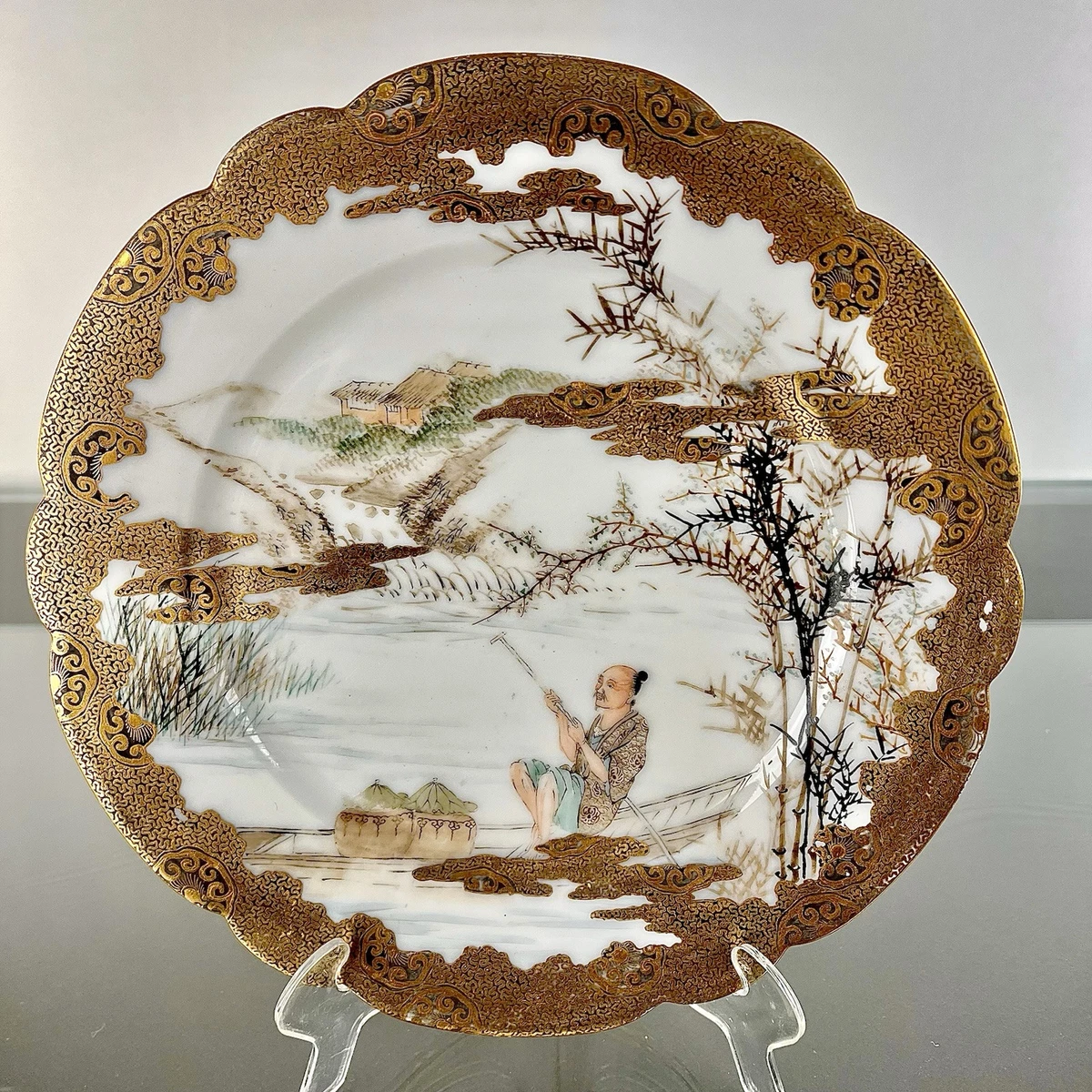 陶瓷古董原始1850-1899 年日本盘子| eBay