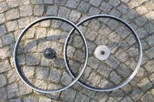 28 Zoll Vorderrad + Hinterrad 9-fach Nabendynamo Shimano Deore Alu schwarz