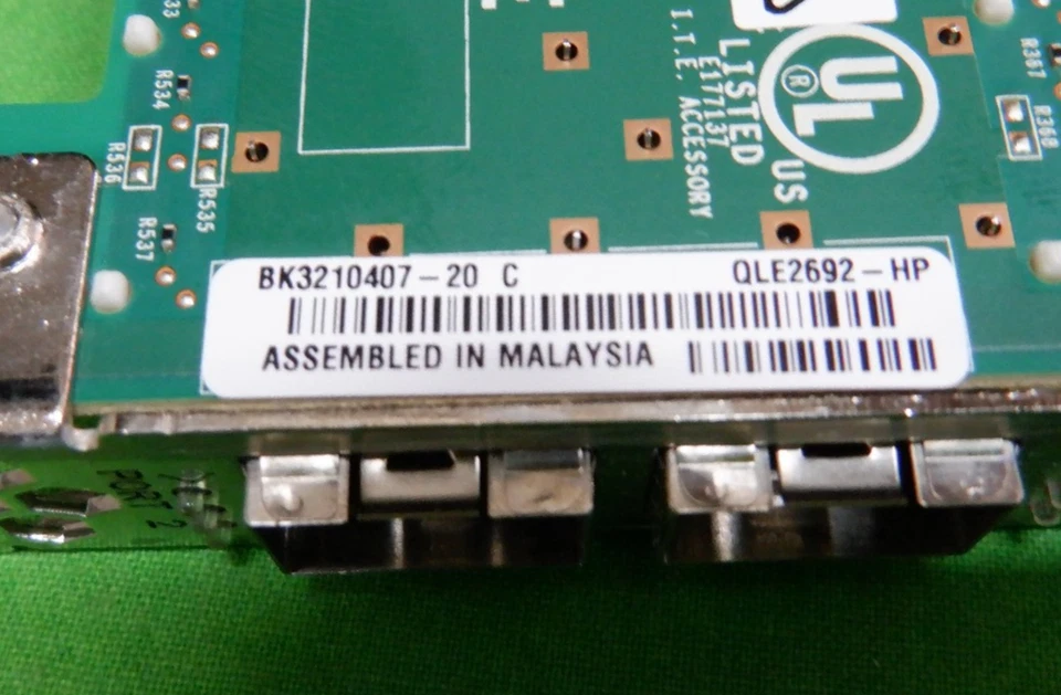 HPE QLE2692-HP P9D94A SN1100Q 16Gb Doble Puerto FC HBA 853011-001 Alto Perfil Foto 4 de 4