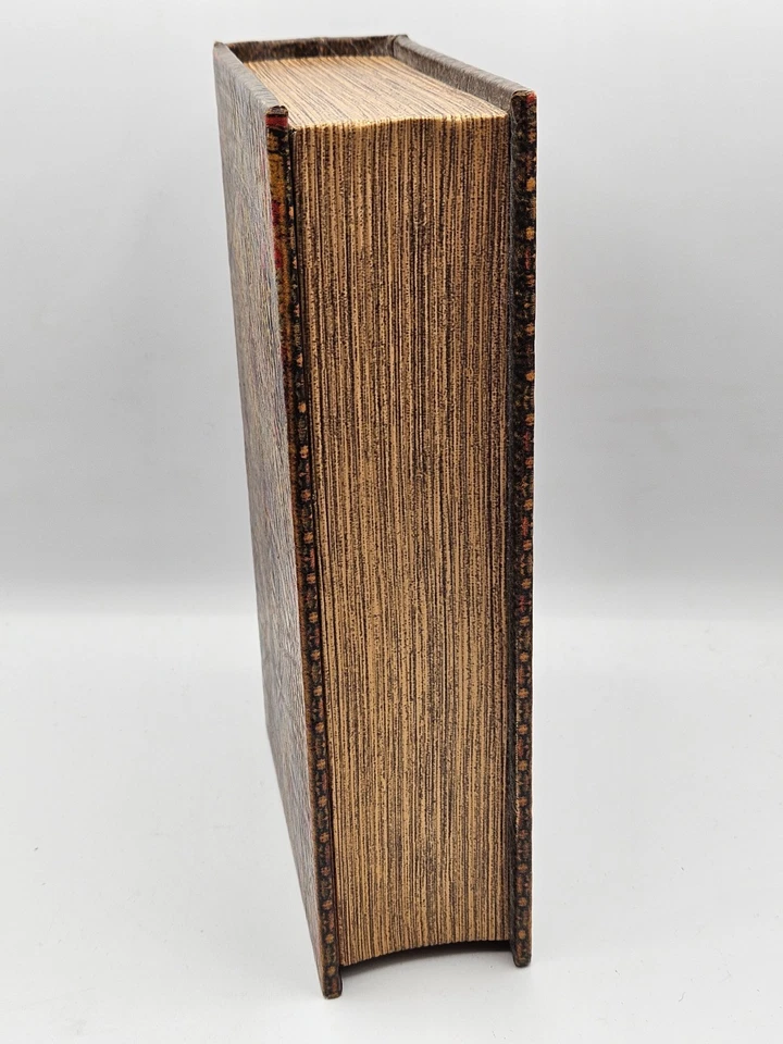 Декоративная антикварная вдохновленная секретная коробка для хранения искусственных книг с магнитной застежкой на подкладке - Изображение 3 из 4