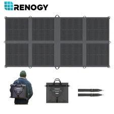 Renogy 200W Portable Solar Panel Blanket For Power Station Generator RV SUVTruck