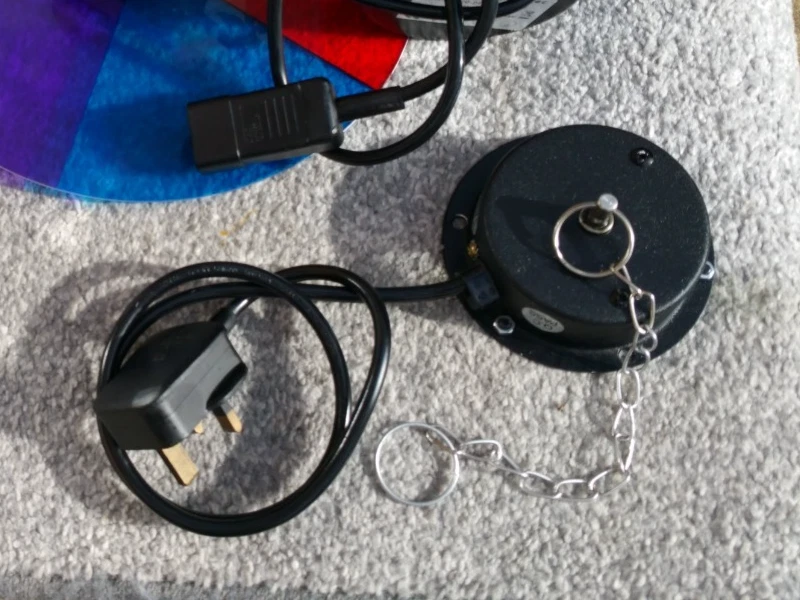 Glitter ball 200mm with 4 colour changer light DJ Club - Image 4 of 4