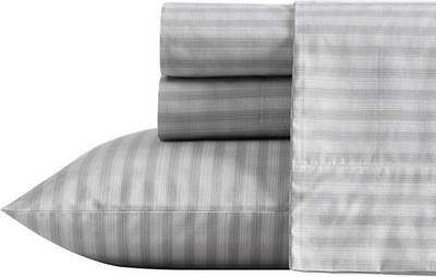 Michael Plaid Grey Twin XL Cotton Bed Linen Set Soft Cozy Dorm Essentials