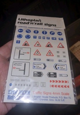 Spur O RAILMATCH LITHOPLAN LTS-005 Informations- und Richtungsschilder 