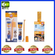 Beef Flavor Dental Care Kit for Dogs - Reduces Plaque Promotes Healthy Gums