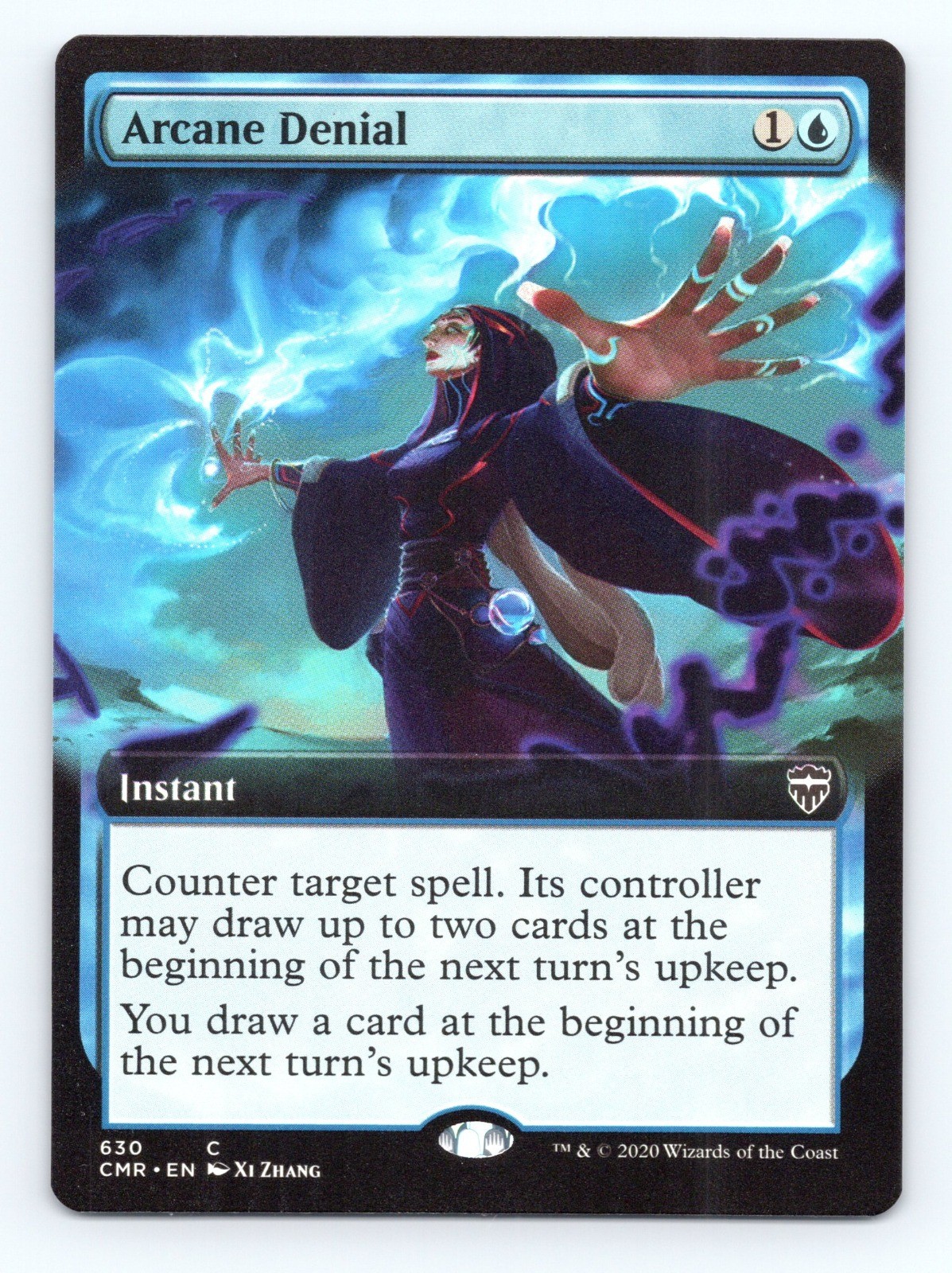 MTG Arcane Denial (Extended Art) C Commander Legends 630 NM
