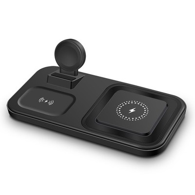 3in1 15W Wireless Charger Charging Station For Samsung S25 S24 Galaxy Watch 8 7