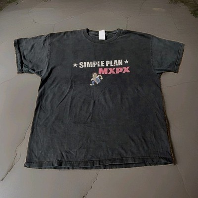 Vintage Simple Plan MXPX Sugarcult U.S. Tour Band Tee Size XL Punk Rock Rare