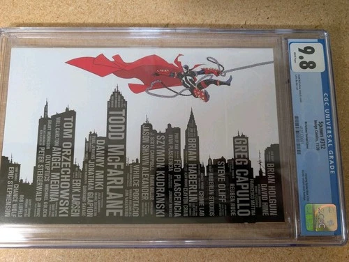 Spawn 312 CGC 9.8 Virgin Variant Cover Amazing Spider-Man 700 homage