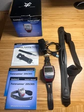 Garmin Forerunner 305 GPS-Enabled Trainer Watch With Heart Rate. Works Great!