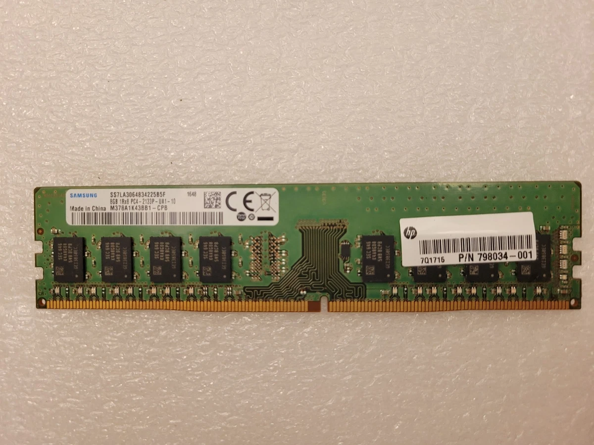 Samsung PC4-17000 (DDR4-2133) Bus Speed Computer RAM 8 GB Capacity