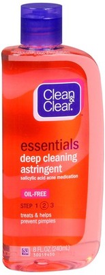 Clean & Clear Essentials Acne Toner 8 Oz