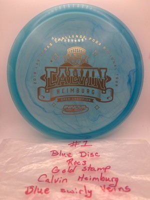 2019 Innova disc golf Calvin Heimburg swirly Luster Roc3 180g LVC stamp midrange