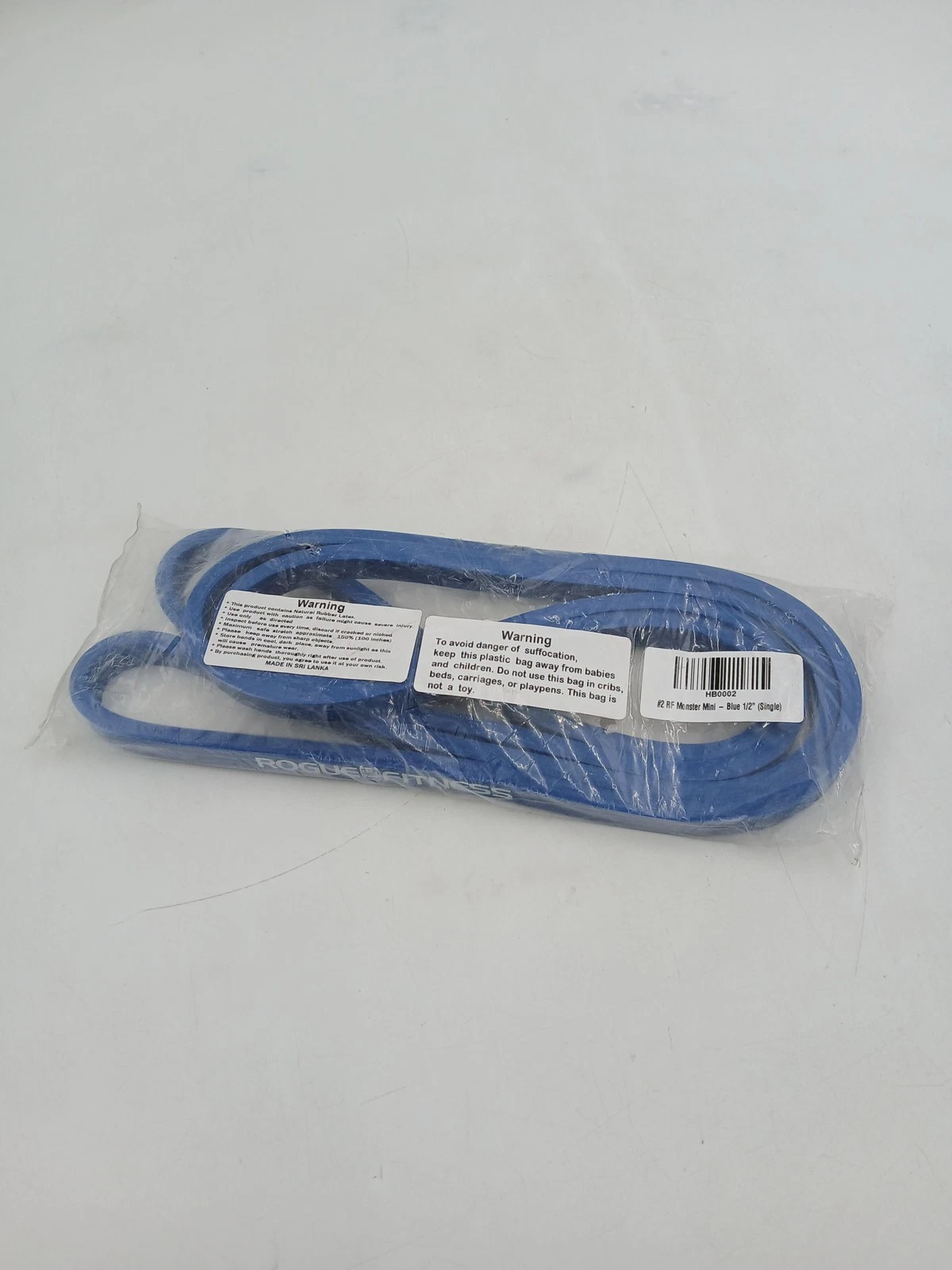 Rogue Fitness Resistance Band 1/2" Blue RF Rubber Gym Training HB0002
Opens in a new window or ta
