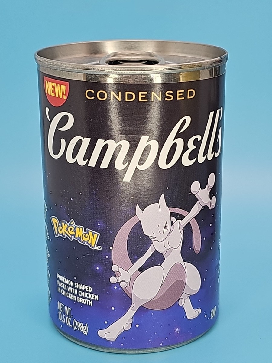 Campbell's Limited Edition Pokemon Soup Can ~ Mewtwo Pikachu | eBay