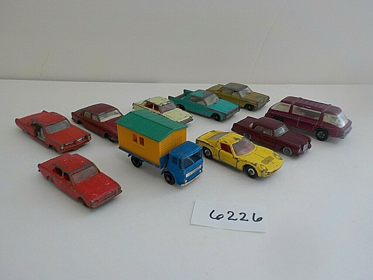 Vintage Matchbox Lesney Assorted Lot Lamborghini Mercedes Benz