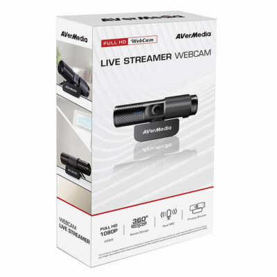 AVerMedia Live Streamer WEB CAM PW313 Full HD 1080P Premium