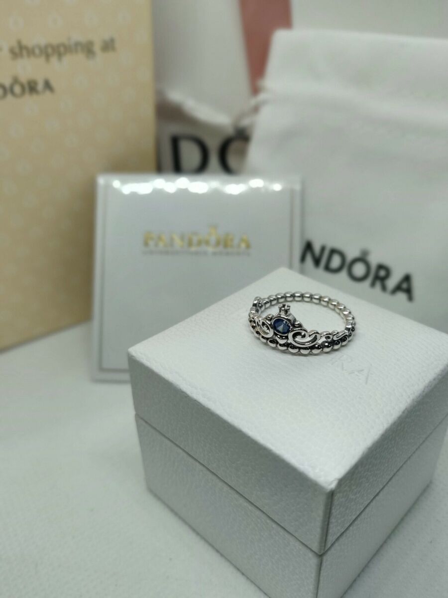 PANDORA Disney Cinderella Blue Tiara Ring | eBay PANDORA Disney Cinderella Blue Tiara Ring | eBay