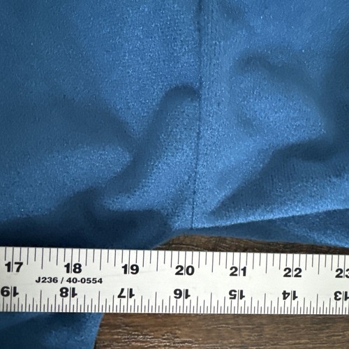 Katz USA Vintage Women’s Robe Housecoat Teal Tie Small w/satin flowered Trim A3 - Bild 8 von 9