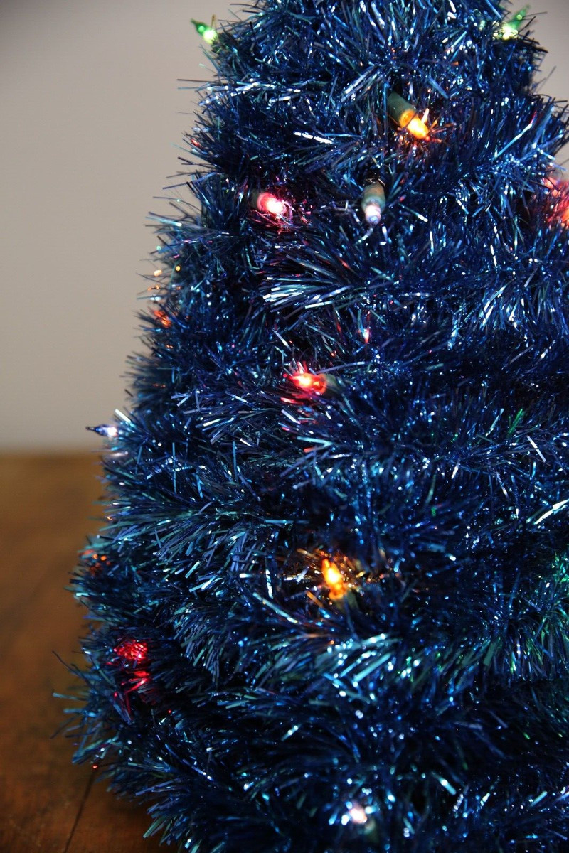 Vintage blue christmas lights Clearance