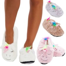 Women's Unicorn Slippers Eco Fur Fashion Low JH7781