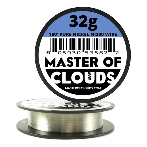 Ni200 - 100 ft 32 Gauge AWG Pure Nickel 200 Non Resistance Wire 0.20mm 32g 100'