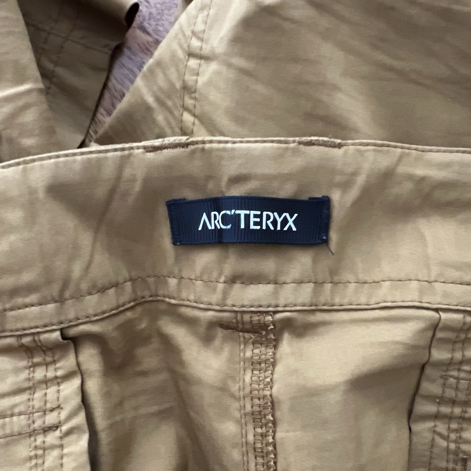 ARC'TERYX Arcteryx pantaloncino uomo 38 marrone senape orlo aderente